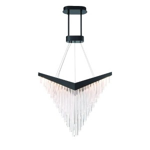 Eurofase Lighting Vivien 1 - Light Chandelier in  Black - 1 of 1
