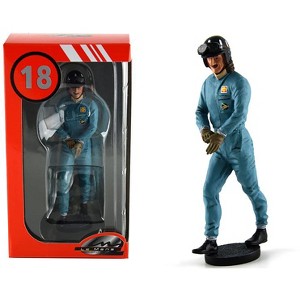 1964-1965 Graham Hill Walking with Helmet and Gloves On Figurine for 1/18 Diecast Model Cars by Lemans Miniatures - 1 of 3