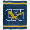 Coppin University Primary Logo Stripes Silky Touch Blanket White 50x60 - 2 of 4