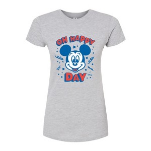 Women's - Disney - Mickey & Friends Fitted Graphic T-Shirt - 1 of 3