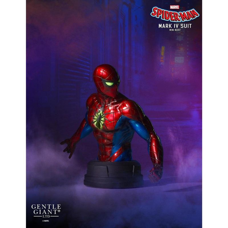 Gentle Giant Marvel Spider-Man Collector Statue | Spider-Man Mark IV Suit | 6-Inch Height, 2 of 8