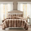 Madison Park Marselle Brushed Faux Fur Comforter Set - 2 of 4