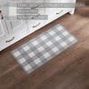 Annie Buffalo Check Grey Polyester Rug Rect 17x36 - 3 of 4