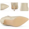 Perphy Women's Pointed Toe Side Zipper Stiletto Heel Ankle Booties - 4 of 4