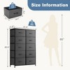 CAVINAS Tall Dresser for Bedroom, Fabric Chest of Drawers, Storage Cabinet with Water-Resistant Wooden Top for Closet/Nursery/Entryway - 3 of 4