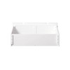 Twin Foot Drawer White - AFI: Underbed Storage, Wood Frame, Smooth Glide, 10.25"H x 33"W - 4 of 4