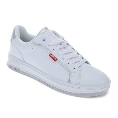 Levi's Womens Carrie Synthetic Leather Casual Lace Up Sneaker Shoe