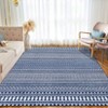 Washable Geometric Living Room Rugs, Indoor Farmhouse Non Slip Bedroom Carpet, Large Stain Resistant Dining Room Rugs - 2 of 4