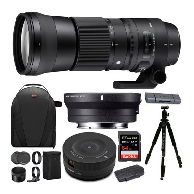 Sigma 150-600mm f/5-6.3 DG OS HSM Contemporary Lens and MC-11 Mount for Canon EF
