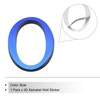 Unique Bargains 3D Acrylic Self-Adhesive Mirror Alphabet Sticker Wall Decals Blue - 3 of 4