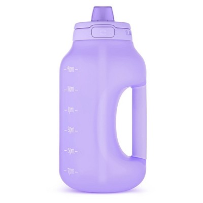 Zulu Guardian Purple Half Gallon Water Bottle with Hydration Tracker 64 oz