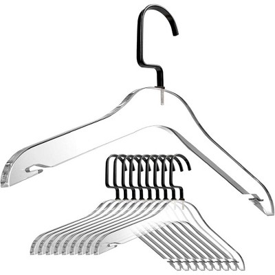  Smartor Velvet Hangers 50 Pack, Black Felt Hangers Non