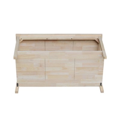 Portman 36" Natural Parawood Rectangular Coffee Table