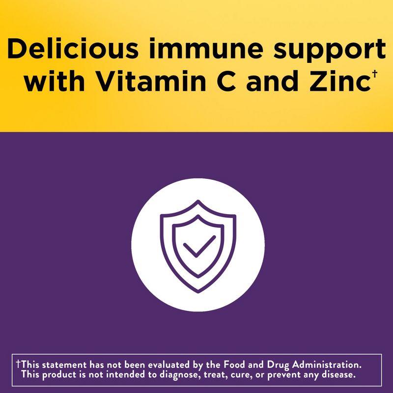Nature Made Elderberry with Vitamin C and Zinc for Immune Support Gummies - Raspberry , 5 of 11