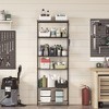 SONGMICS 6-Tier Storage Shelves, Wire Shelving Unit, Kitchen Metal Shelves, Storage Rack, 11.4 x 23.2 x 63 Inches Black - 2 of 4