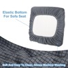 Unique Bargains Polyester Elastic Bottom Non-Slip Sofa Couch Cushion Cover 20"x20" - 4 of 4