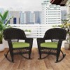 HomeStock Contemporary Chic Chair Set of 2 with  Cushion and Chrome Legs - 4 of 4