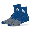 MLB Los Angeles Dodgers Adult Quarter Socks: Cushioned Heel & Toe, Knit Fabric - 2 of 3