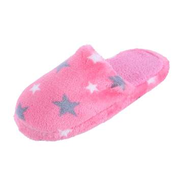 CTM Girl's Night Star Slip On Slippers