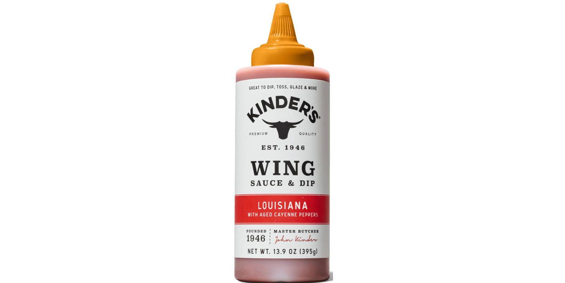Kinder's Louisiana Heat Wing Sauce and Dip - 13.9oz