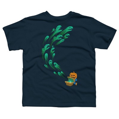 Boy's Design By Humans It's time for halloween By SINDAR T-Shirt