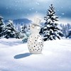 Nambe Snowman Luminary 12.5 Inch Snowman Figurine for Tealights - 3 of 4