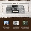Rugged Ranch Large Metal Wire Live Catch & Release Trap Cage w/ Easy Open Top Lid & 2 Door System - 2 of 4