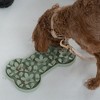 Dexypaws Enrichment Snuffle Mat: Sage Green Bone - Textured Dog Feeding Pad - 3 of 4