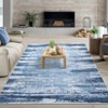 Modern Abstract Washable Living Room Bedroom Area Rugs, Soft Large Non Slip Floor Carpet for Home Office - 3 of 4