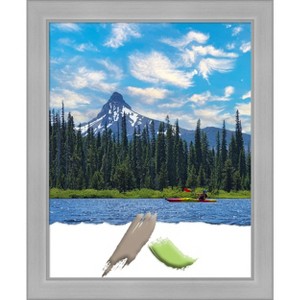 Amanti Art Vista Brushed Nickel Narrow Picture Frame - 1 of 4