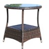 Sapphtopaz Modern Outdoor End Table Outdoor Side Table, Patio Table Small Table for Backyard, Balcony, Porch - 3 of 4