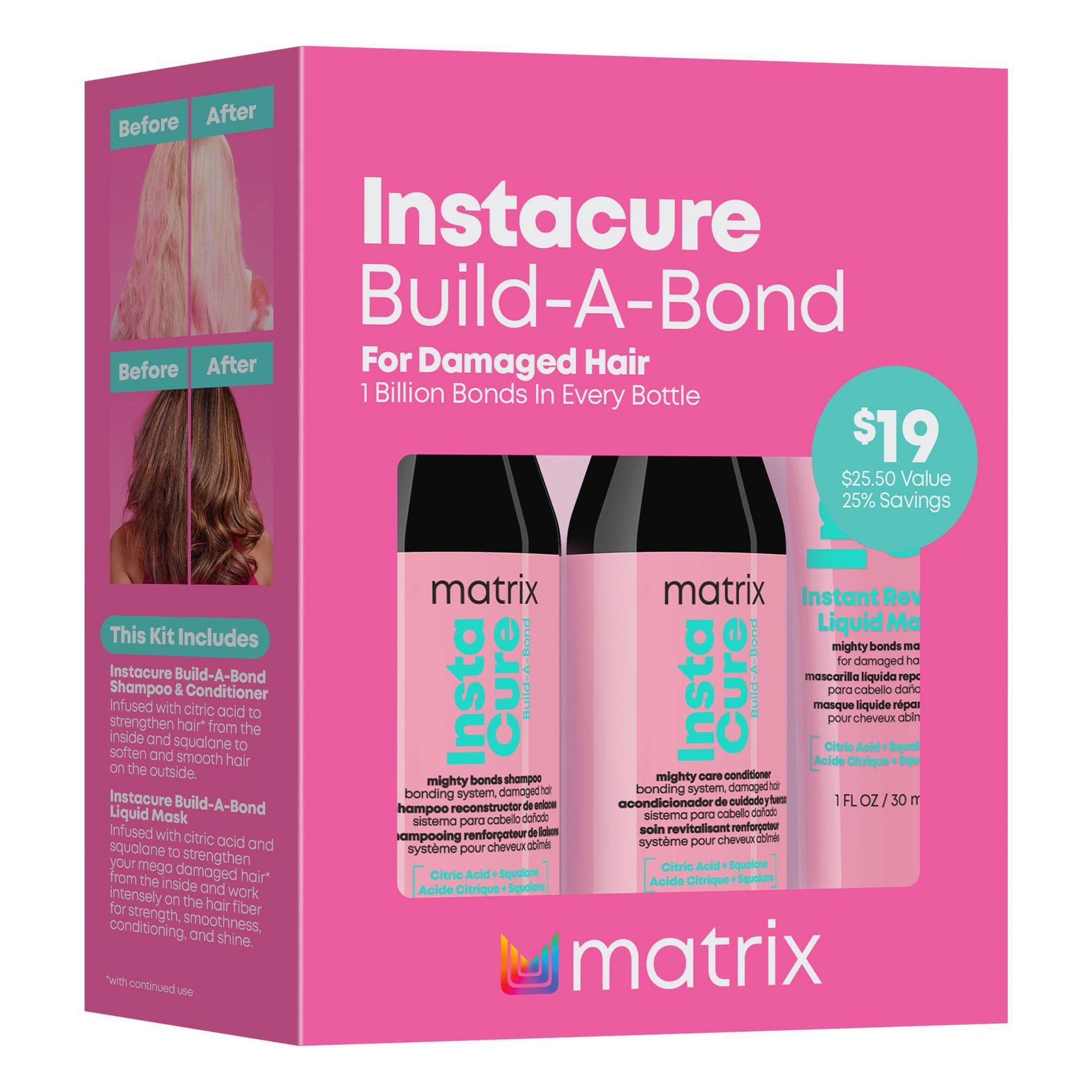 Matrix Total Results Build A Bond Shampoo Trial Kit - 3ct - Ulta Beauty
