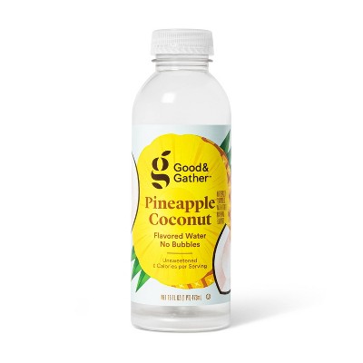 Pineapple Coconut Flavored Water - 16 fl oz Bottle - Good & Gather™