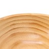 MegaChef 7 Inch Bamboo Wood Serving Bowl - 4 of 4