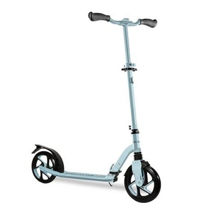 Lascoota Kick Scooter for Adults & Teens. Lightweight Foldable Adult Scooter Large Sturdy Wheels - Vintage Blue