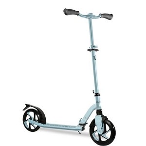 Lascoota Kick Scooter for Adults & Teens. Lightweight Foldable Adult Scooter Large Sturdy Wheels - Vintage Blue - 1 of 4
