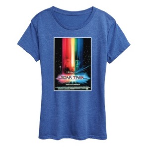 Women's - Star Trek - Retro Movie Poster Short Sleeve Graphic T-Shirt - 1 of 4