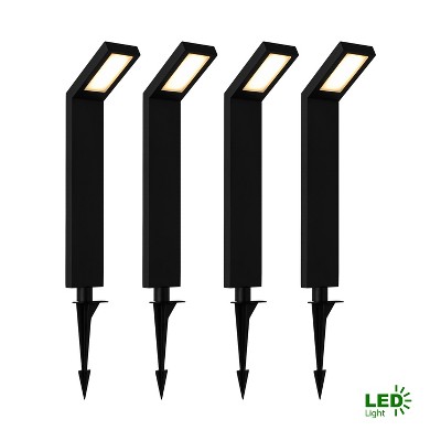 C Cattleya 16" 4.5W Low Voltage Black Aluminum LED Outdoor Landscape Path Lights