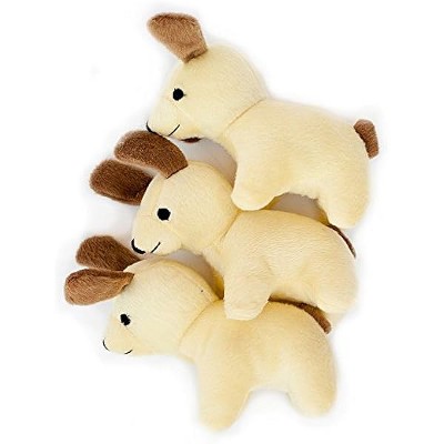 ZippyPaws 3-Pack Squeaky Replacement Burrow Toys for Dogs, Medium, Dogs