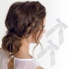 Unique Bargains Fashion Double Ribbon Hair Clips Hairdo Clip 2 Pcs - 3 of 4
