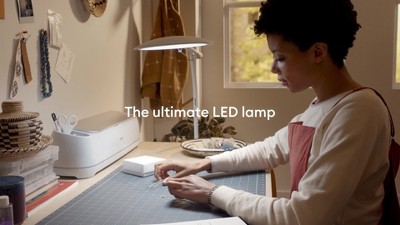 Adjustable Mist LED Floor Lamp with Warm to Cool White Light