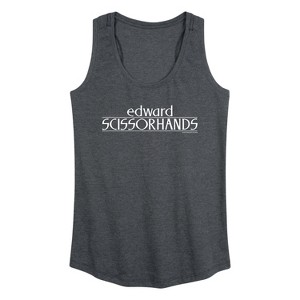 Women's - Edward Scissorhands - Edward Scissorhands Logo Graphic Racerback Tank - 1 of 4