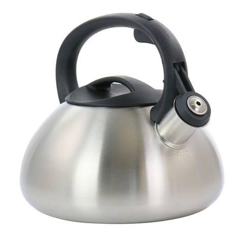 J&V Textiles 2.5 Quarts Stainless Steel Whistling Stovetop Tea Kettle &  Reviews