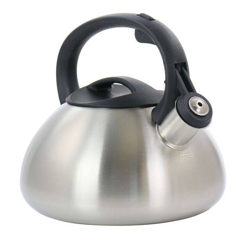 Mr. Coffee Harpwell 1.8 Quart Stainless Steel Whistling Tea Kettle, 1 of 6