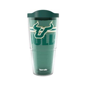 NCAA South Florida Bulls Classic Tumbler - 24oz: Portable Plastic Drinkware - 1 of 2