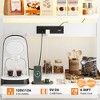 Besiost Kitchen Storage Shelf with 6 Hooks, Bakers Rack with Power Outlet - 4 of 4