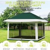 13x13 Pop-Up Canopy Tent with Mosquito Netting, Heavy Duty Gazebo with Waterproof UV Double Roof - 2 of 4