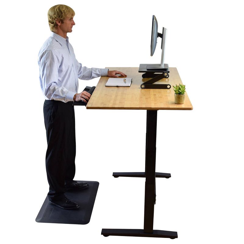 26" Electric Standing Desk with Adjustability Natural Bamboo - Uncaged Ergonomics, 4 of 10