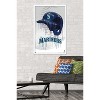 Trends International MLB Seattle Mariners - Drip Helmet 22 Framed Wall Poster Prints - 2 of 4