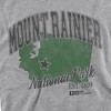 Men's Mount Rainier National Park State Line Crewneck Sweatshirt - 2 of 4
